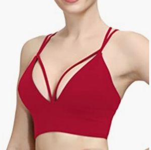 Red Push Up Bra